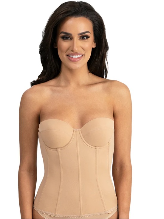 Dominique Other - Dominique Brianna Low Back Strapless Longline Bra Size 36F